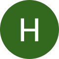letter h on green background